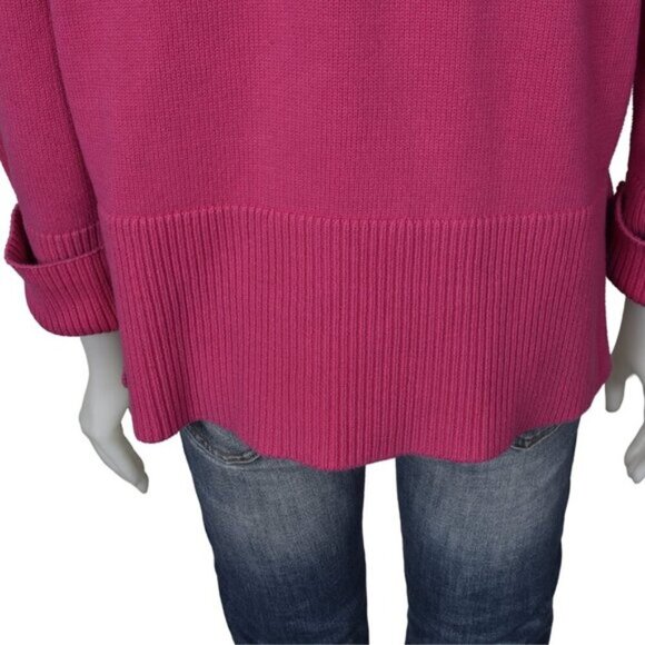 Gap Women's Crew Neck Sweater Pink Relaxed Fit Size Medium - Picture 10 of 15